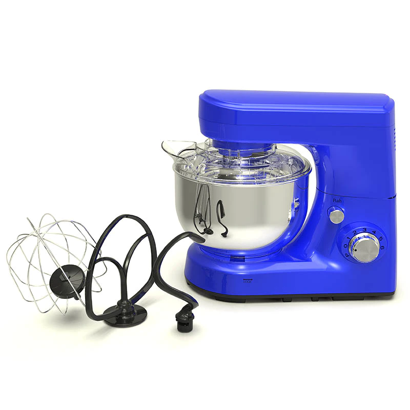 Small Kitchen Kneading Machine Cake Baking Stand Food Mixer High-Performance 5 Quart Button 1200 Watt MK-52