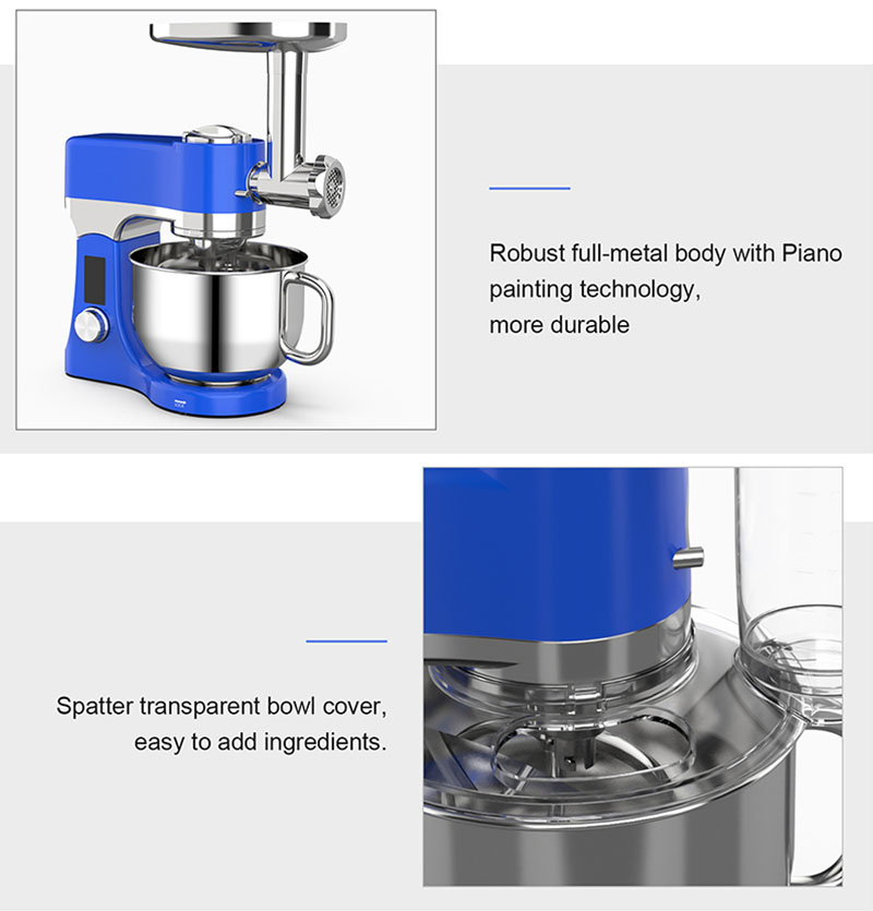 5L Household Kneading Multifunction Diecast Stand Mixer Muren